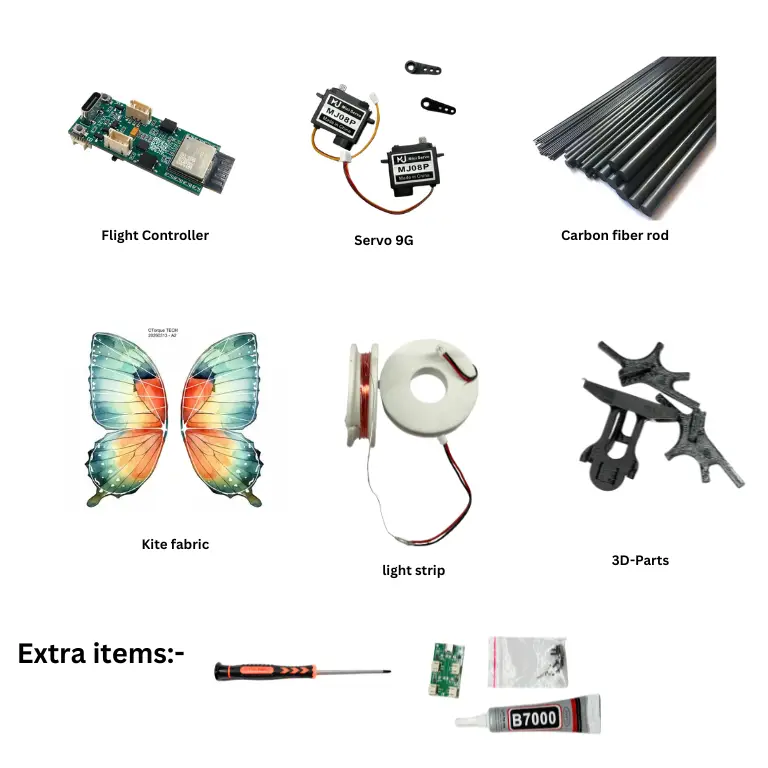 bionic-butterfly-kite RotorKart Bionic Butterfly Kite with Realistic Flapping Wings